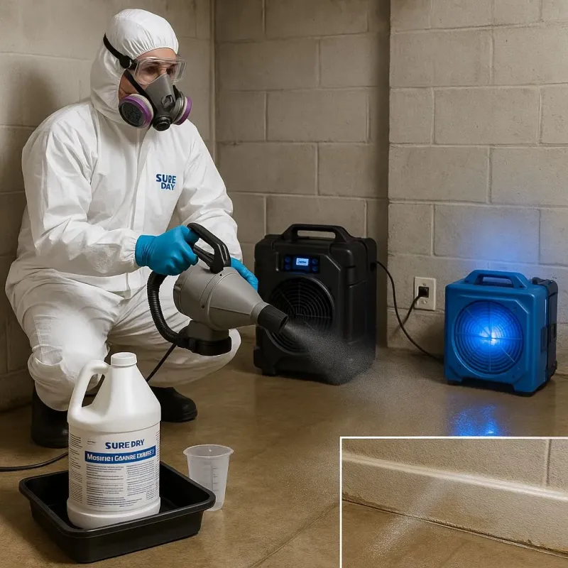 Sanitization and Odor Removal process in Palacios, TX